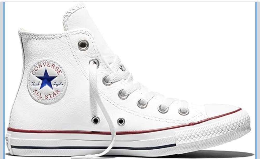 Size 9 - Converse Chuck Taylor All Star Canvas High Top White Men’s 8 Women 10